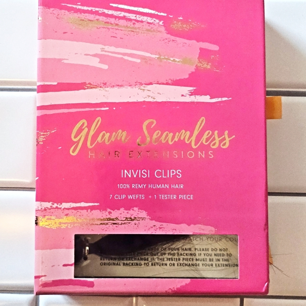 Glam Seamless Hair Extensions - Pink